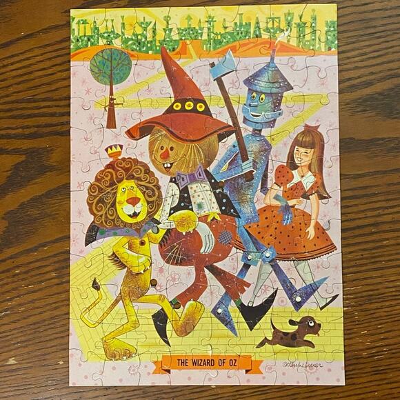 THE WIZARD OF OZ Complete Vintage HG Toys Storyland 96 Piece Jigsaw Puzzle 428 - Picture 1 of 13